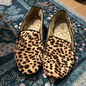 Birdies Leopard Print Loafers